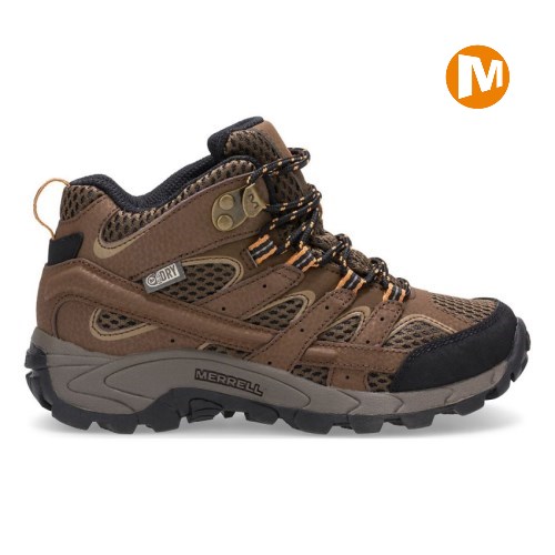 Dětské Zimní Boty Merrell Moab 2 Mid Waterproof Hnědé (CZ. ACFTO)